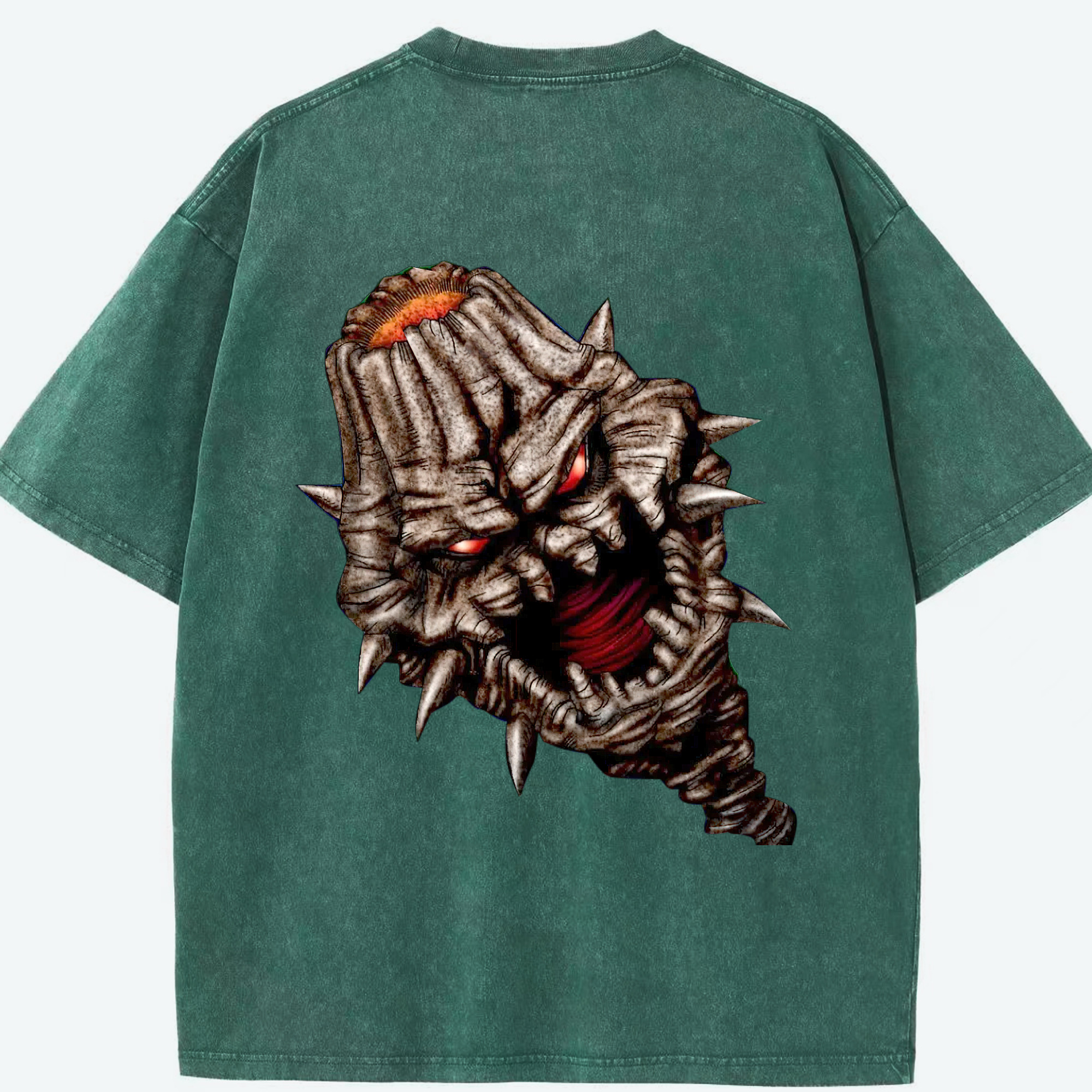 （画像用） 遊☆戯☆王 Yu-Gi-Oh! 綿100% ヴィンテージ風 半袖Tシャツ（背面プリント）